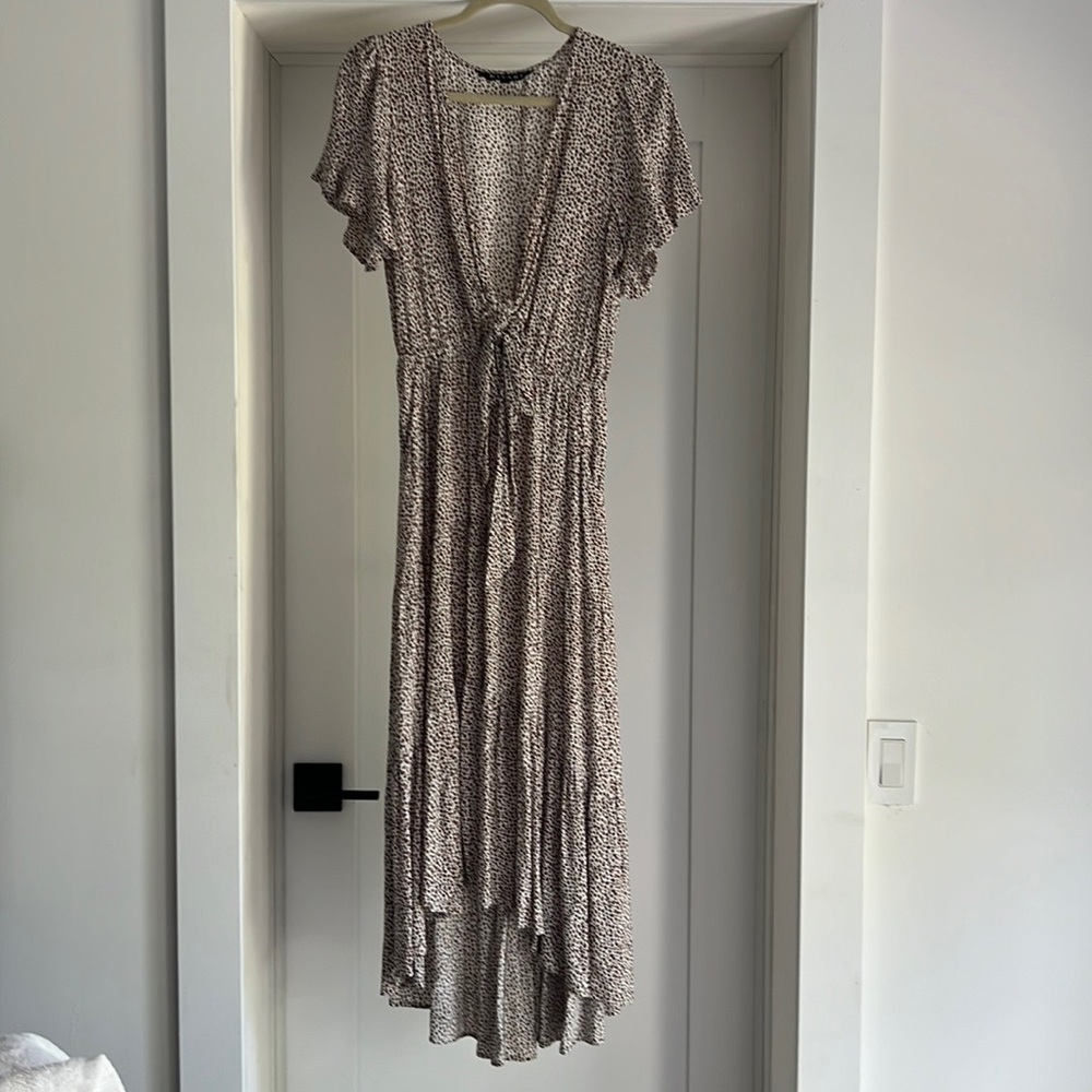 Kivari Indie Tie Front Maxi Dress